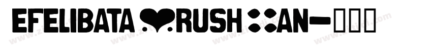 Nefelibata Brush Can字体转换
